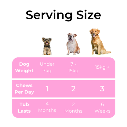 Petrition Calming Support Chews for Dogs - 120 Chews