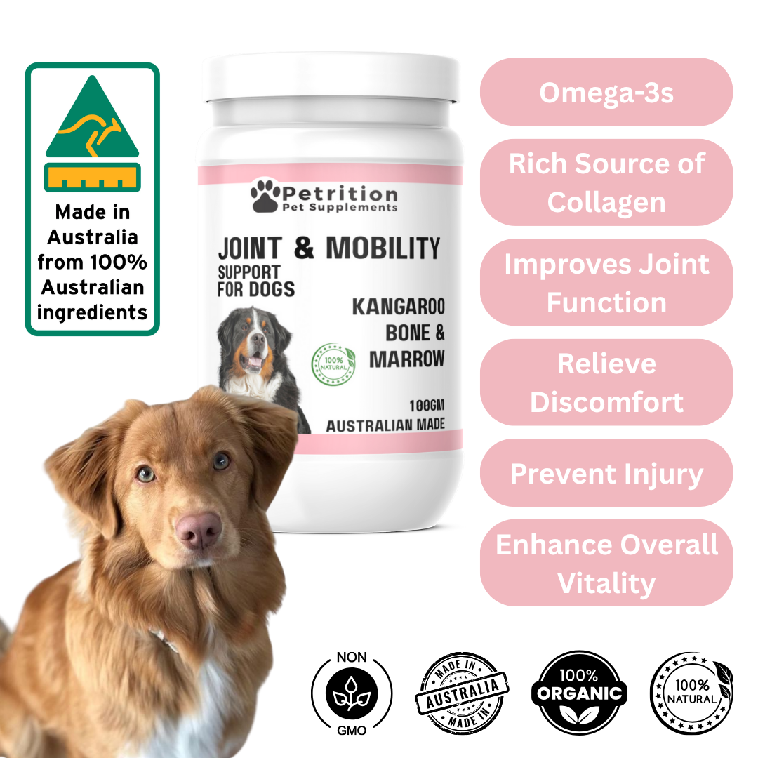 Petrition Hip & Joint Kangaroo Blend Australian Made 100gm Powder