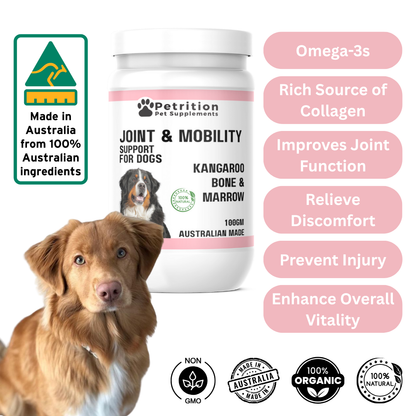 Petrition Hip & Joint Kangaroo Blend Australian Made 100gm Powder