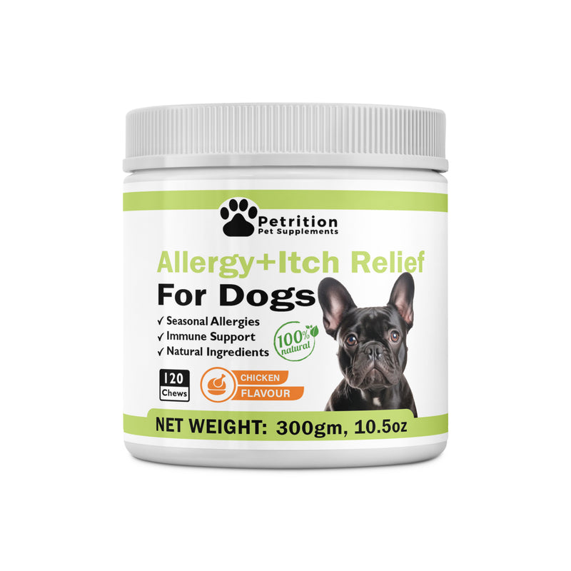 Petrition Allergy and Itch Support Chews for Dogs - 120 Chews