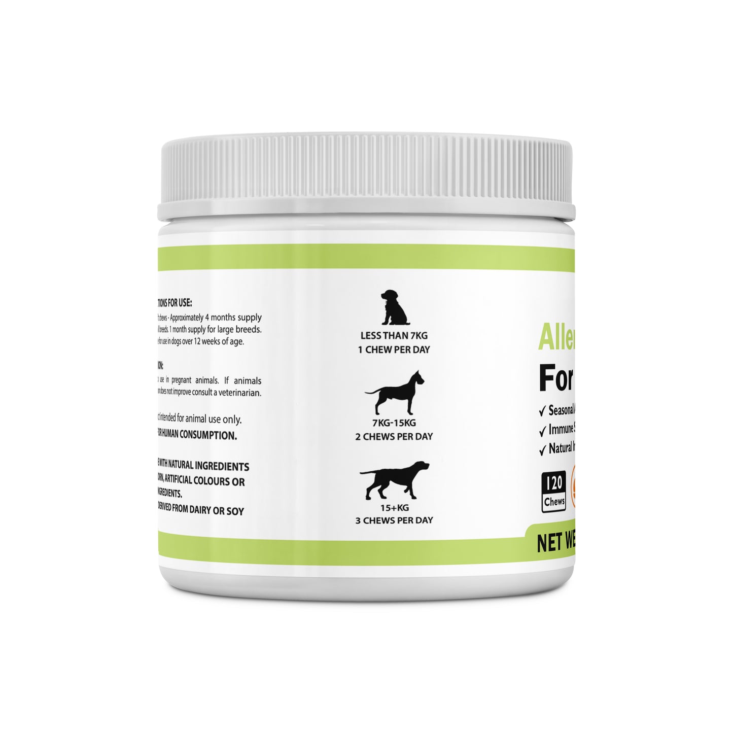 Petrition Allergy and Itch Support Chews for Dogs - 120 Chews